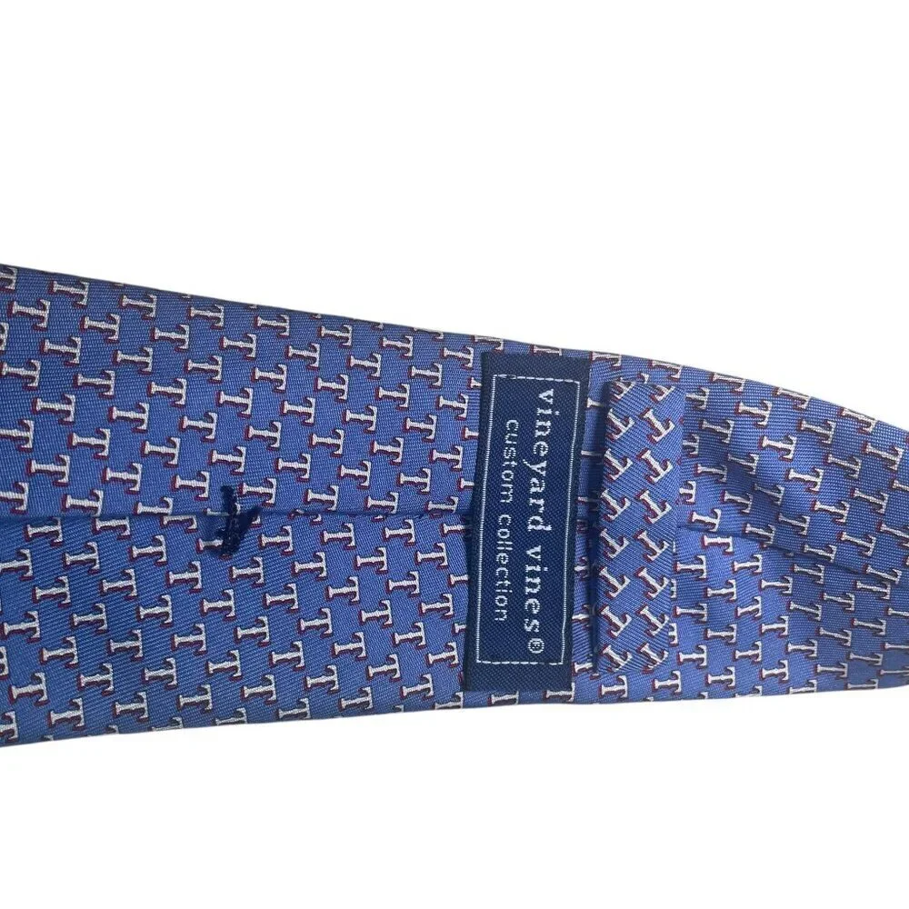 Vineyard Vines Texas Rangers Silk Tie Boys 49